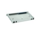 TELEGÄRTNER BASIS V LWL-Panel mit Kupplungen, 12x SC Duplex, blau, OS2