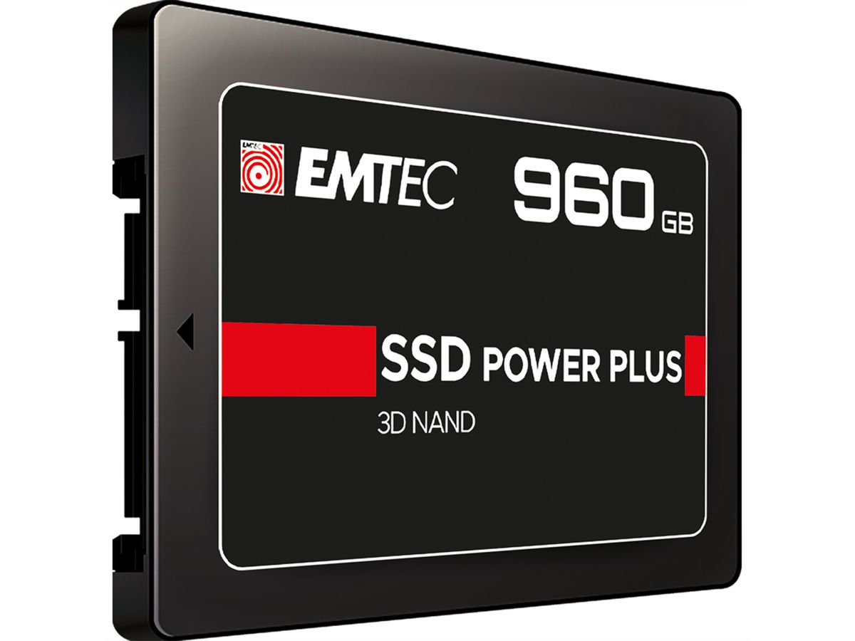 EMTEC SSD Intern X150 960GB, SSD Power Plus, 2.5 Zoll, SATA III 6GB/s