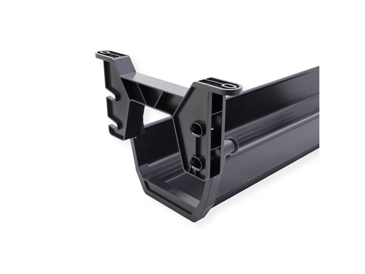 ROLINE Easy2Open Kabelkanal, Untertischmontage, schwarz, 44,9 cm