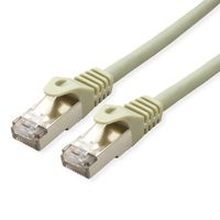 VALUE Patchkabel Cat.6A (Class EA) S/FTP (PiMF), Massivdraht, LSOH, grau, 30 m