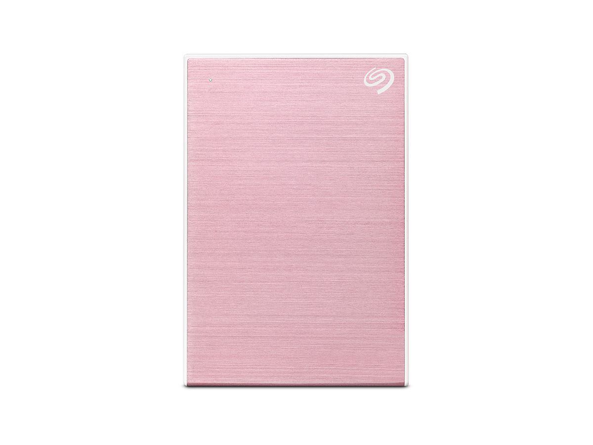 Seagate One Touch STKY2000405 Externe Festplatte 2 TB Roségold, Weiß