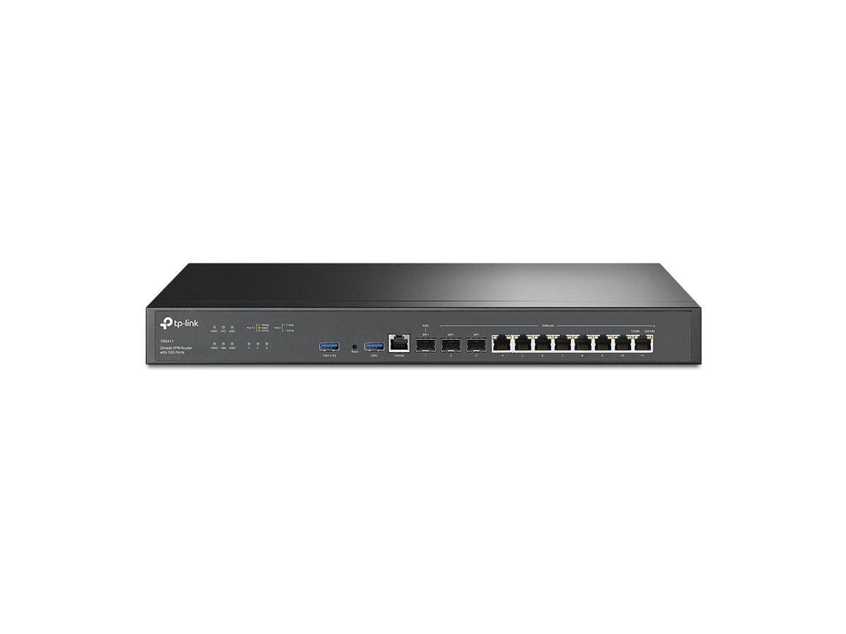 TP-Link ER8411 Kabelrouter Gigabit Ethernet Schwarz