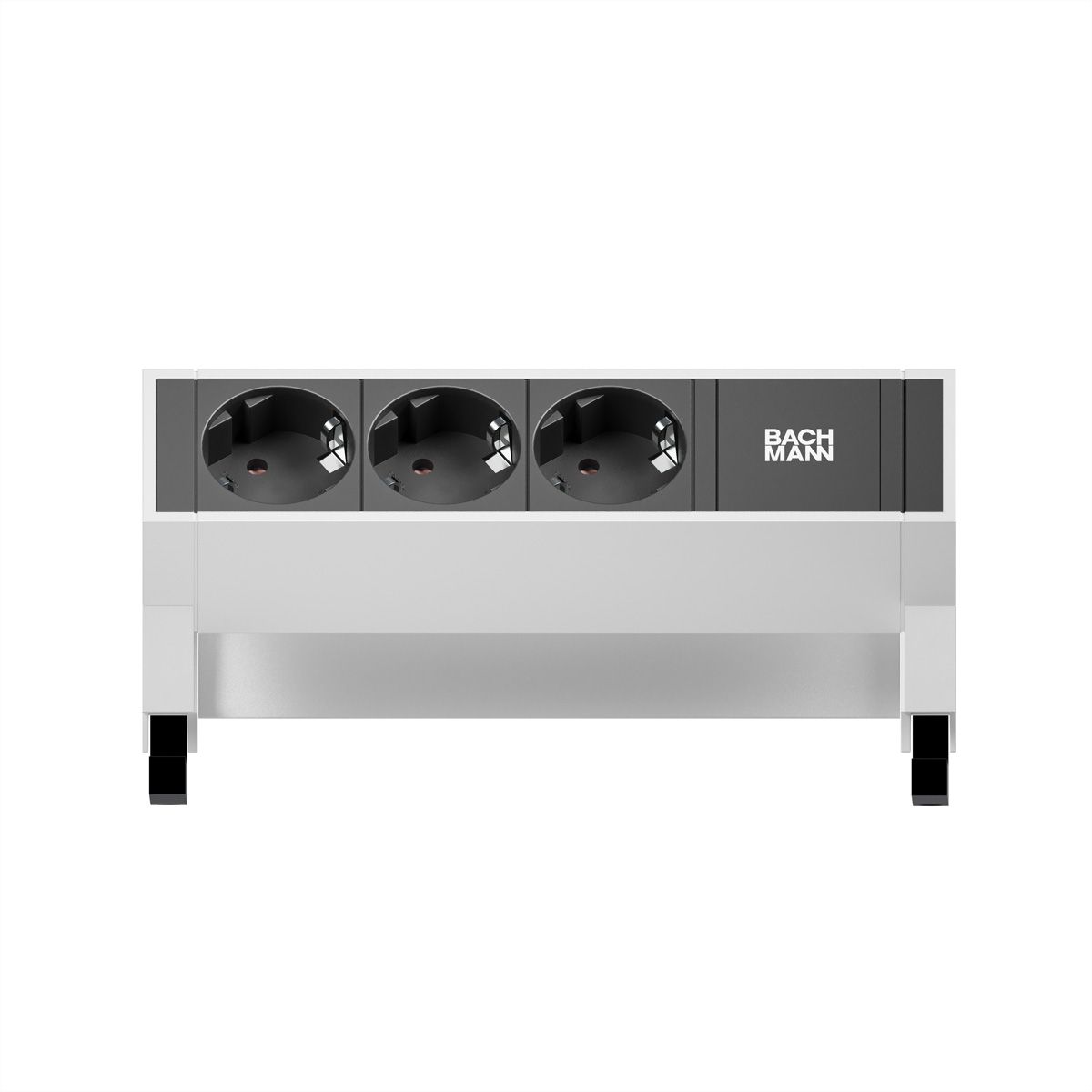 BACHMANN DESK2 3x Schutzkontakt 1x ABD GST18 Inox
