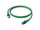 EasyLan DualBoot PushPull IP20 Patchkabel, Kat.6A (Class EA), S/FTP, grün, 2 m