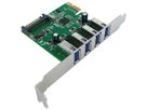 VALUE PCI-Express-Karte, USB 3.2 Gen 1, 4 Ports