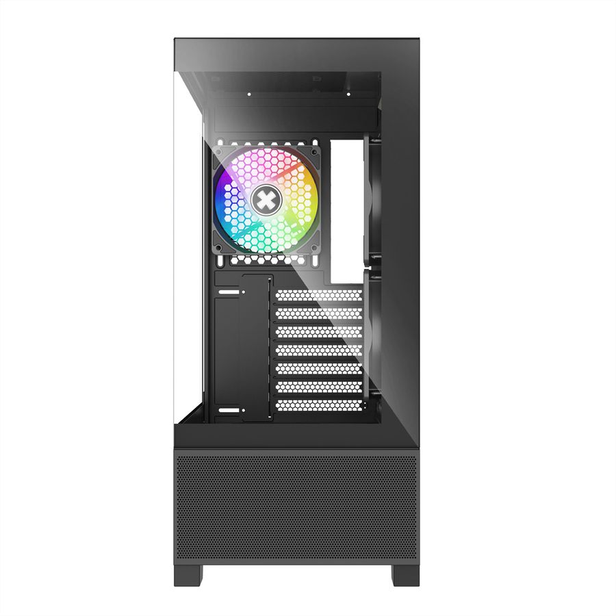 XILENCE Xilent Beam ATX PC-Gehäuse schwarz, X218.ARGB Gaming ATX PC Case