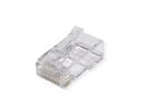 ROLINE Modular Plug ungeschirmt Kat.6A (Class EA), für Massiv-/Litzendraht, 10 St.