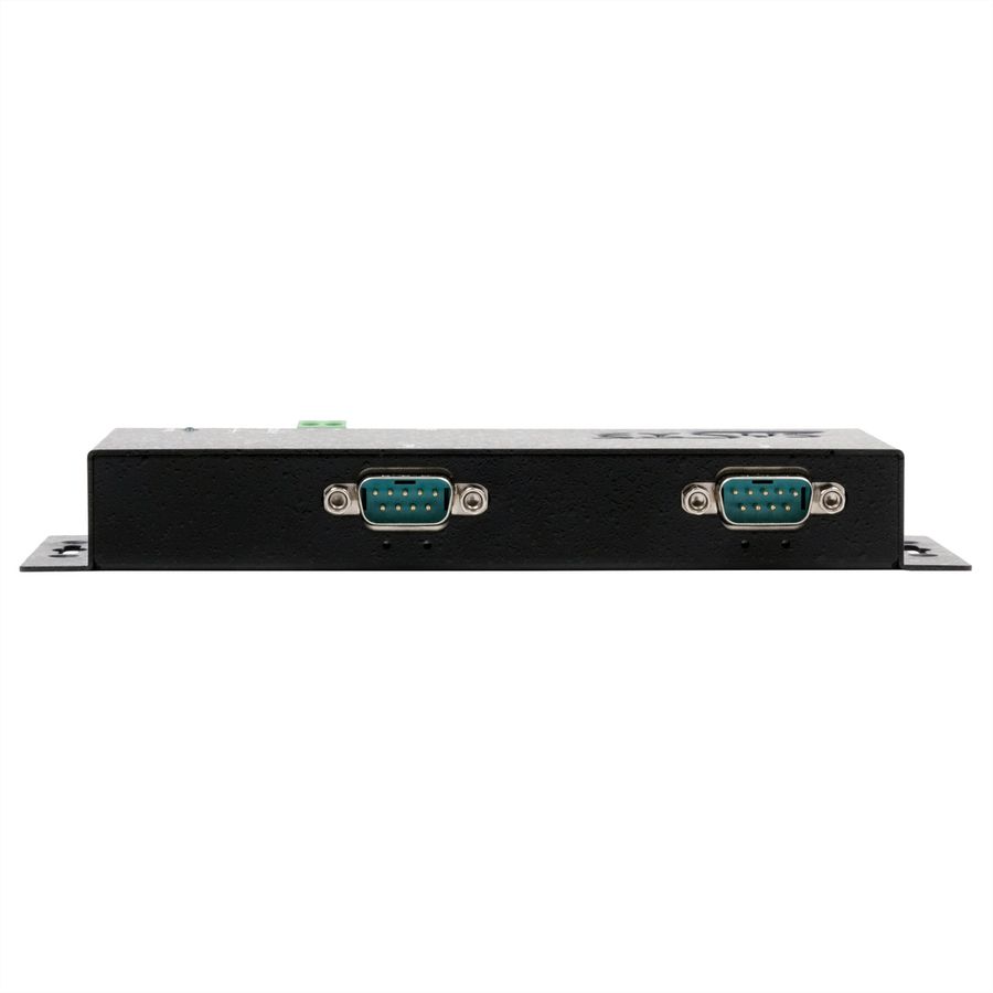 EXSYS EX-6122-2 Ethernet zu Seriell  2 x RS-232/422/485  mit 9 Pin Stecker inkl. Virtual Com Software