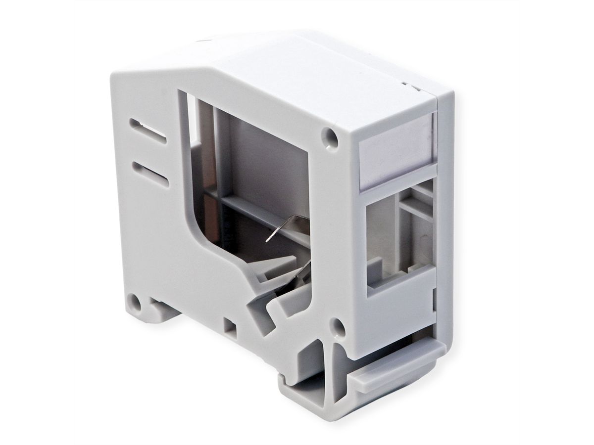 ROLINE Tragschienenadapter für Keystone Module, unbestückt, 180°