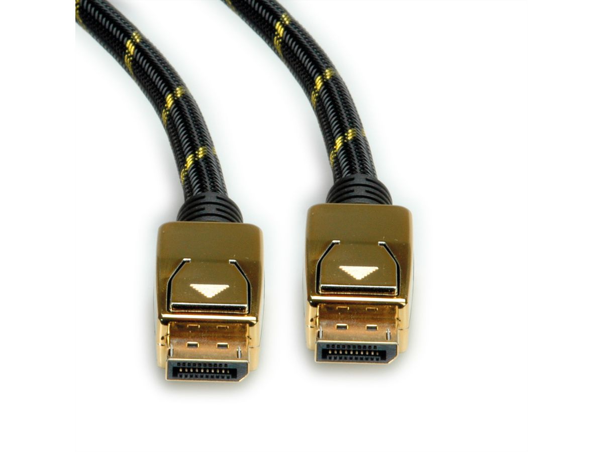 ROLINE GOLD DisplayPort Kabel, v1.4, DP ST - ST, 1 m