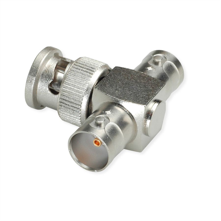 TELEGÄRTNER BNC-T-Stück 75 Ohm Buchse / Stift / Buchse