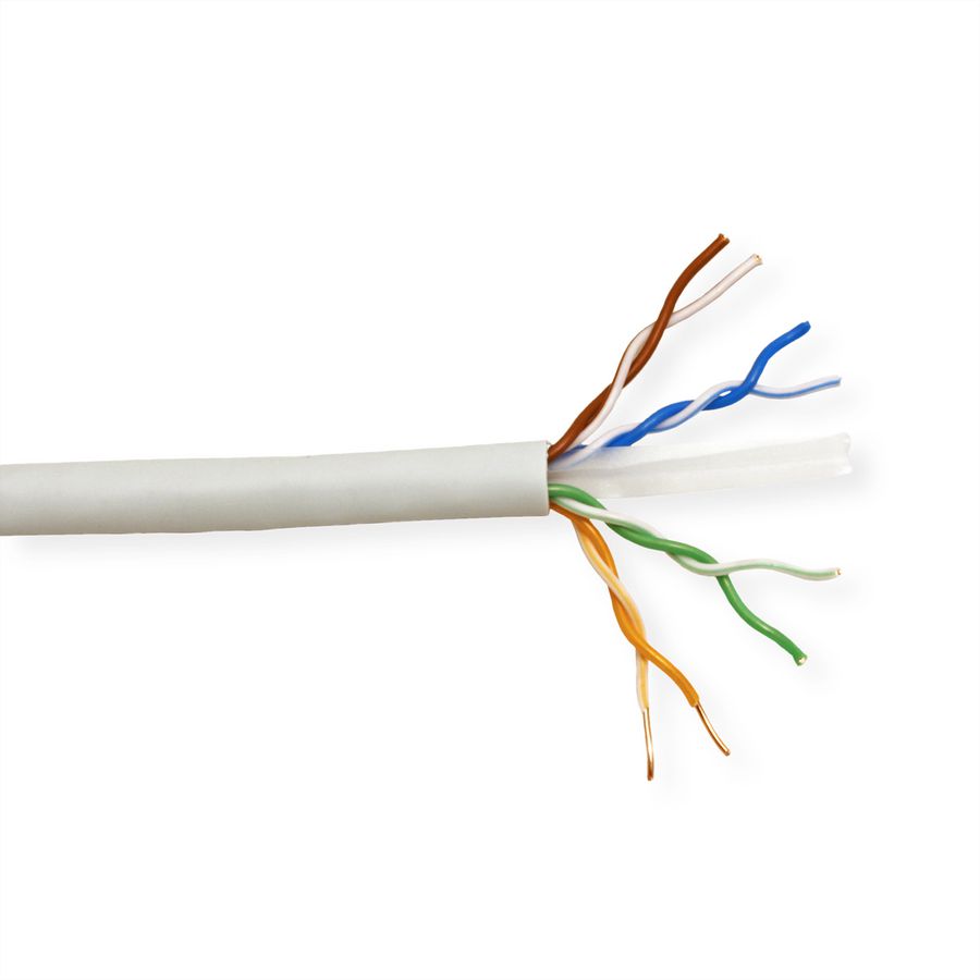 ROLINE UTP-Kabel Cat.6 (Class E) Massivdraht, AWG23, LSOH, 300m