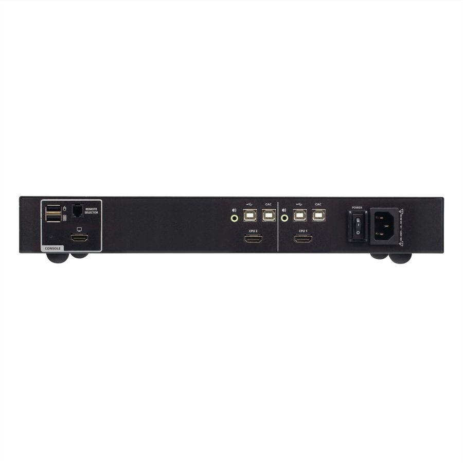 ATEN CS1182H4C 2-Port 4K HDMI Secure KVM, mit Card Reader PSD PP V4.0 Compliant