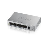 Zyxel GS1005HP Unmanaged Gigabit Ethernet (10/100/1000) Silber Power over Ethernet (PoE)