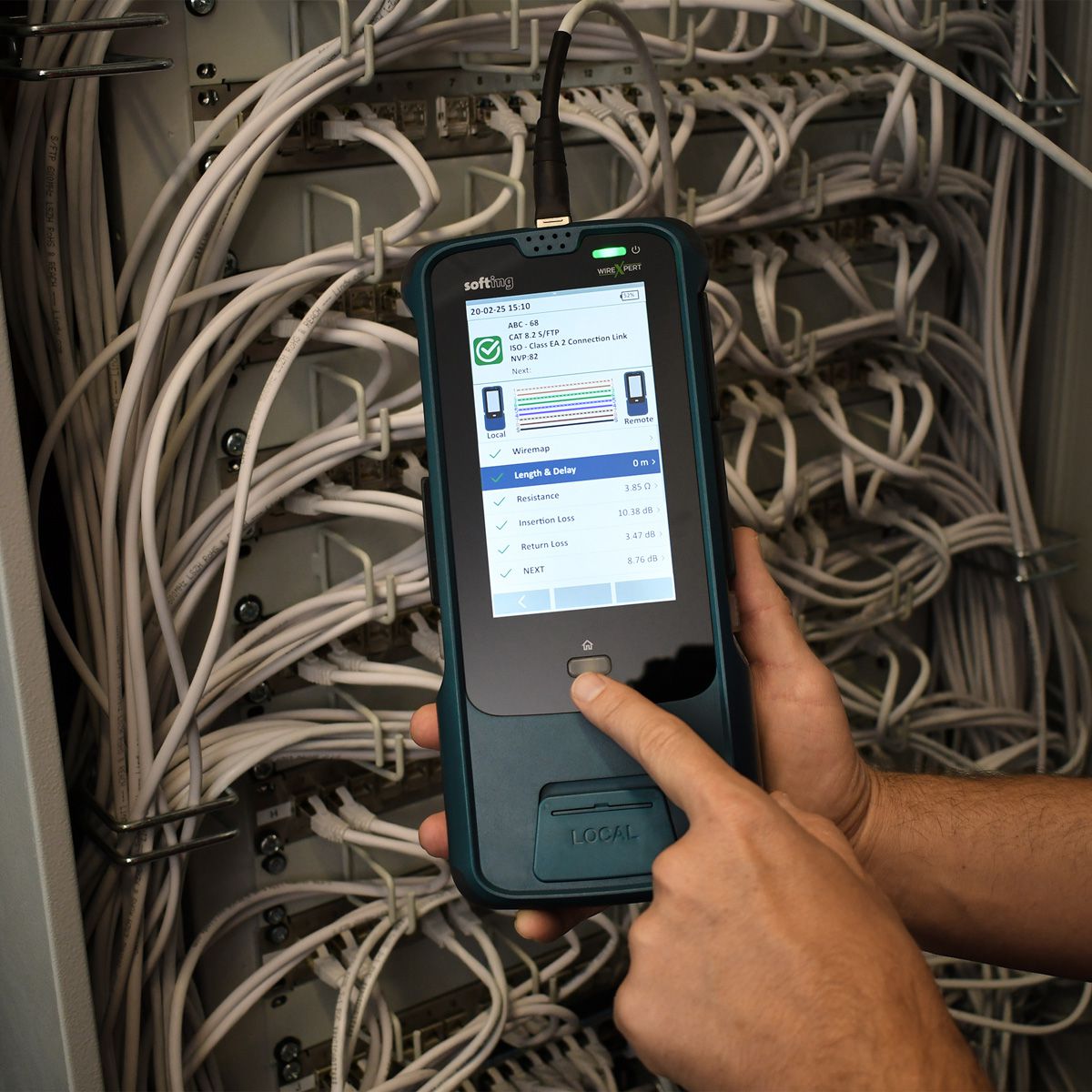 SOFTING WireXpert MP C6A Cable Certifier
