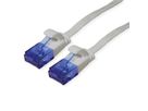 VALUE Patchkabel Kat.6A (Class EA) UTP, extra-flach, grau, 2 m
