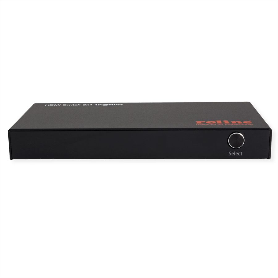 ROLINE 4K HDMI Switch, 3-fach, mit Fernbedienung