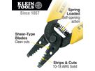 KLEIN TOOLS 11045 Abisolierzange/Schneider (10-18 AWG massiv)