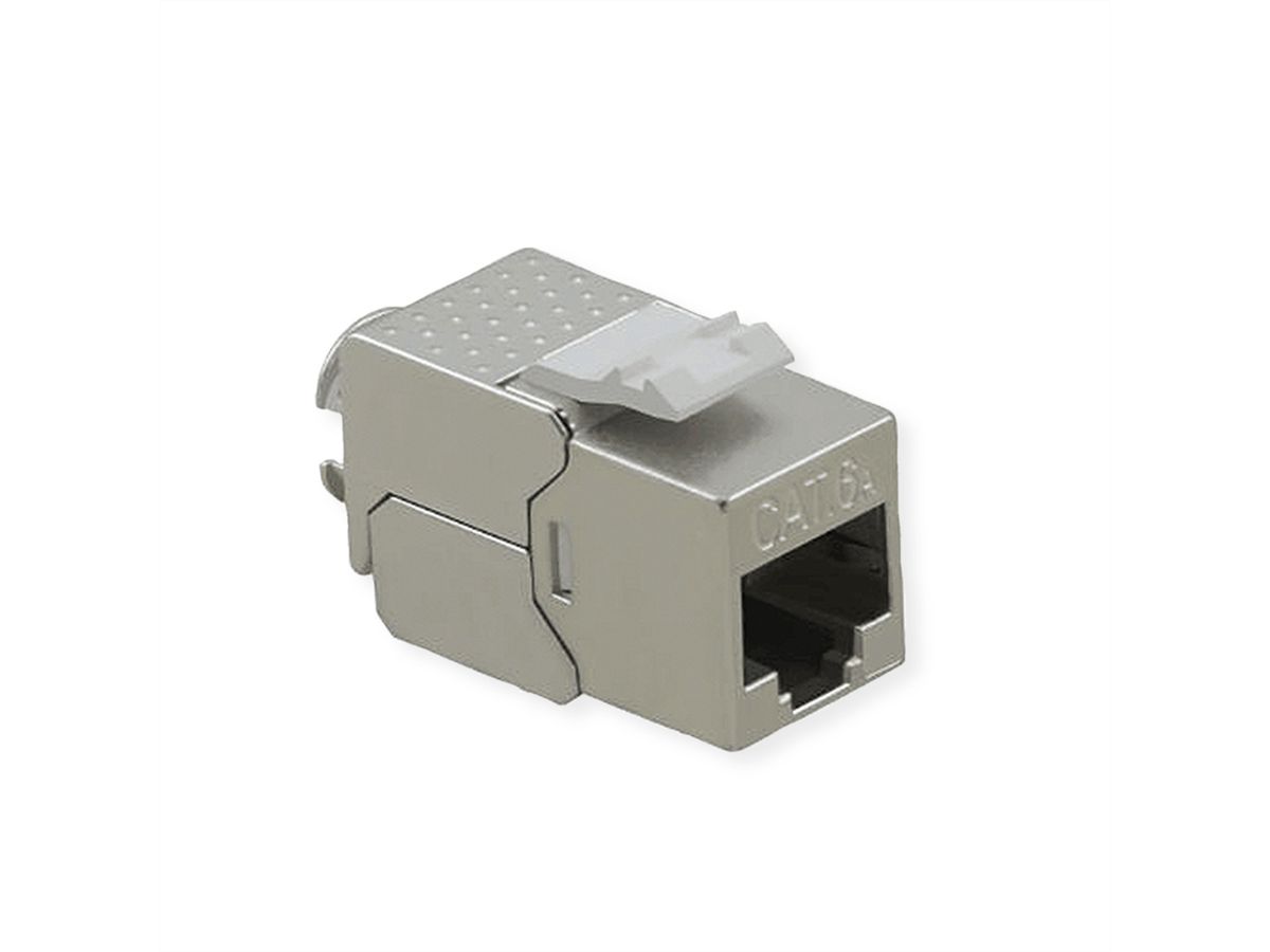 VALUE Kat.6A (Class EA) Keystone, RJ-45, geschirmt, werkzeuglos, SuperSLIM