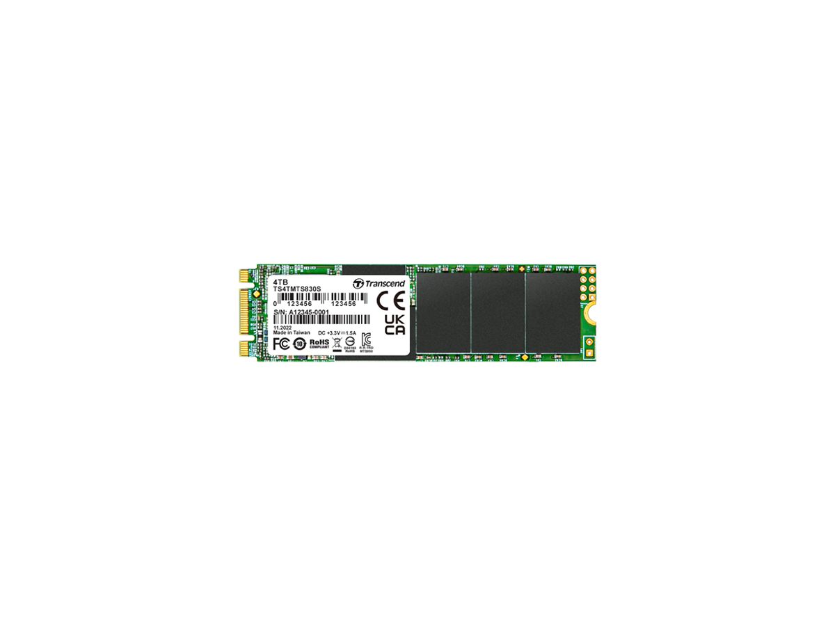 Transcend 830S M.2 4000 GB Serial ATA III 3D NAND