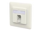 METZ CONNECT E-DAT C6A LSA++ Dose, 1 Port, UP, reinweiß