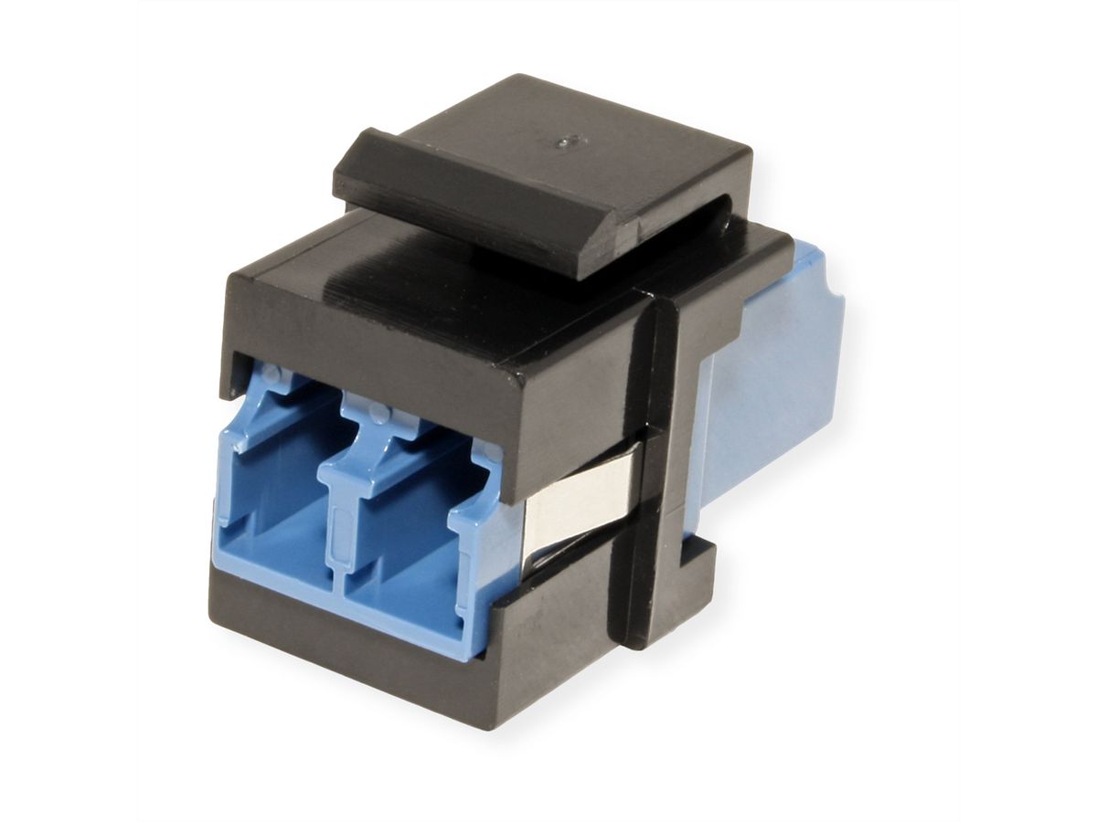 ROLINE Keystone LWL-Adapter LC/LC Duplex, Single Mode, OS2
