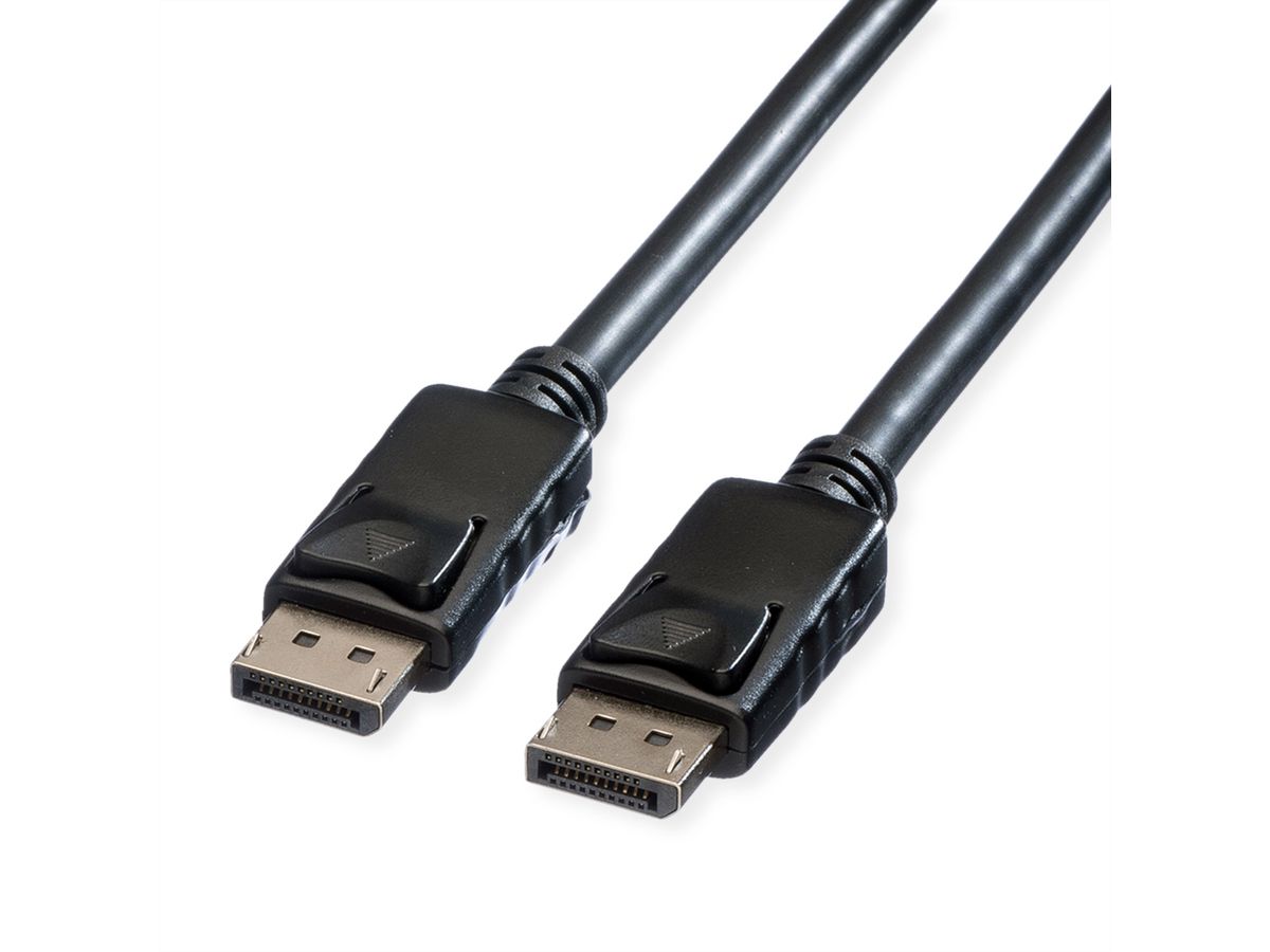 ROLINE DisplayPort Kabel, DP ST - ST, schwarz, 1,5 m