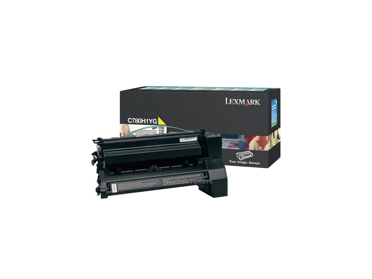 Lexmark C780H1YG Tonerkartusche Original Gelb 1 Stück(e)