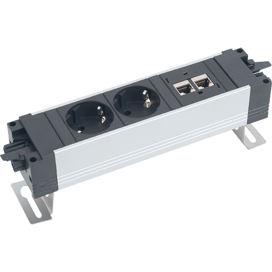 BACHMANN Haltewinkel Edelstahl, Langloch
