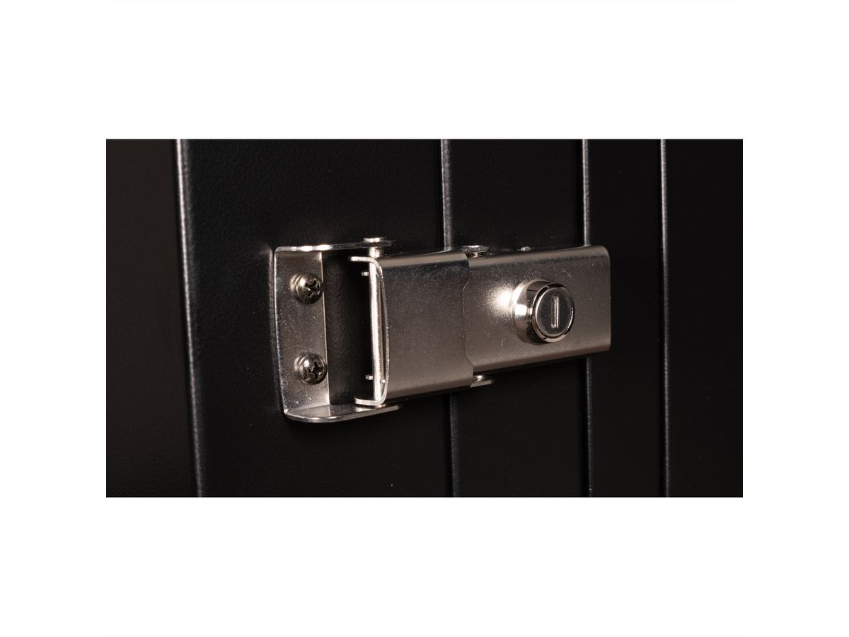 ROLINE 19-Zoll Wandgehäuse Pro 7 HE, 600x600 BxT zweiteilig schwenkbar schwarz