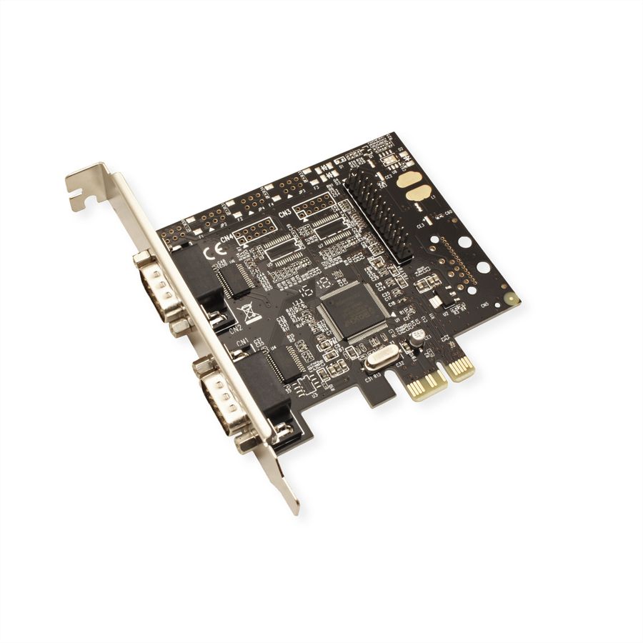 VALUE PCI-Express-Karte, 2x Seriell RS232, D-Sub 9, 1x Parallel EPP/ECP