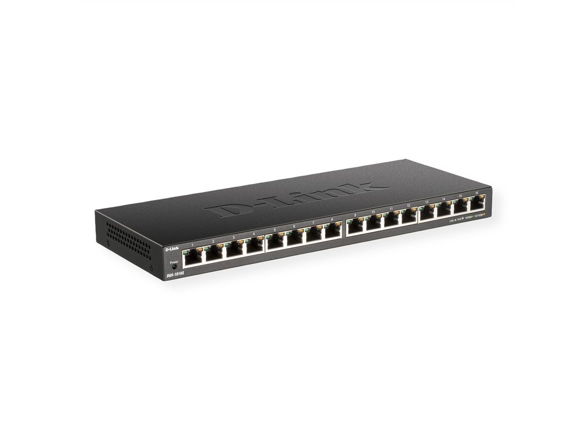 D-Link DGS-1016S/E 16Port Gigabit Switch 10/100/1000Mbps Unmanaged