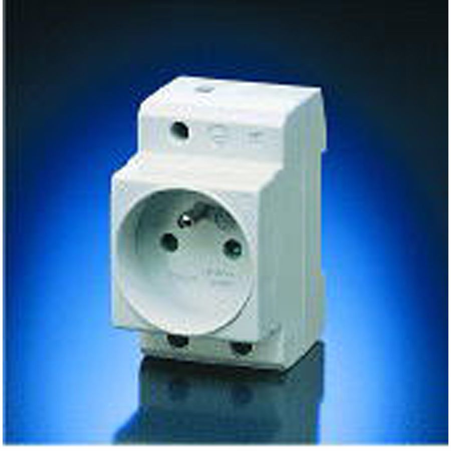 SCHROFF UTE-Steckdose 250 V, 16 A - Schutzkontakt-STECKDOSE 250V/16A(FR)