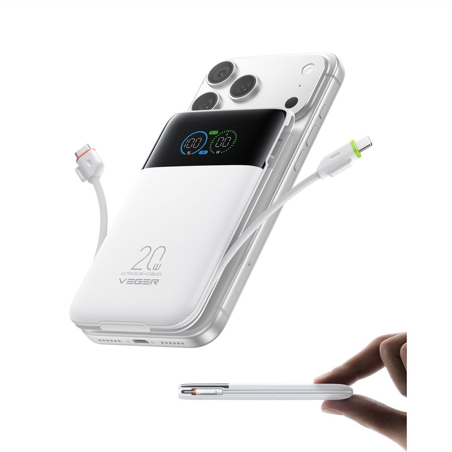 VEGER Powerbank W1211A 10000mah White
