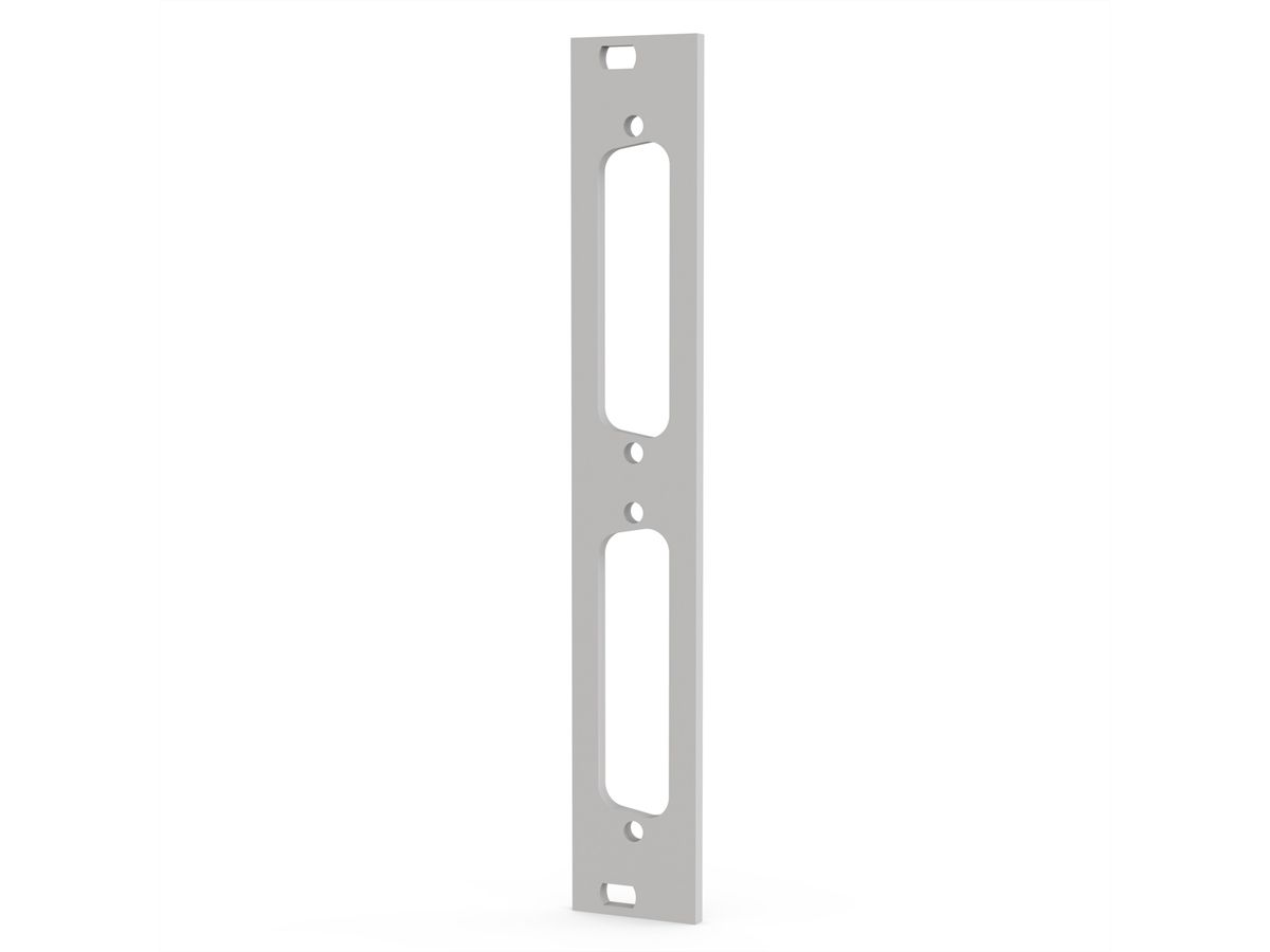 SCHROFF Frontplatte SUB-D Ausbruch - TEILFRONTPL.3HE 4TE 2X25 DC