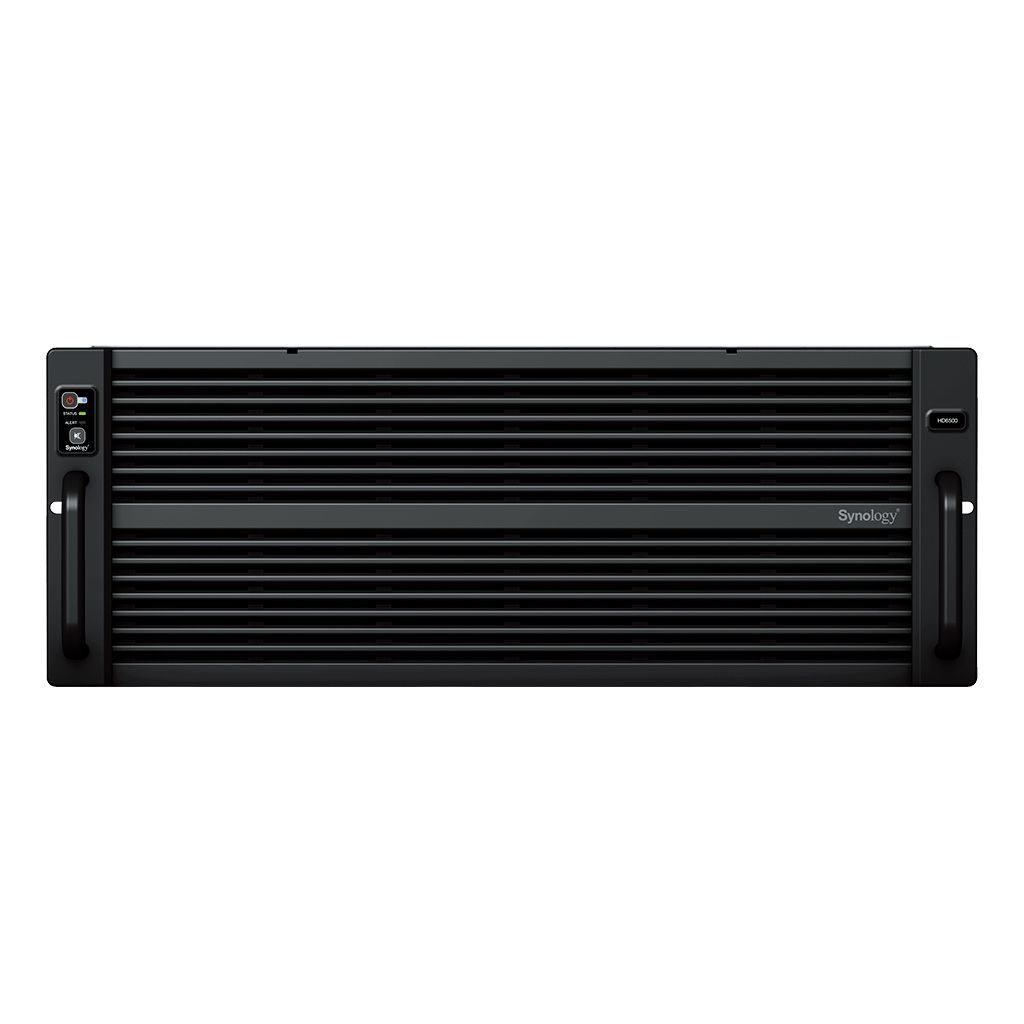Synology HD6500 NAS & Speicherserver Rack (4U) Eingebauter Ethernet-Anschluss Schwarz 4210R