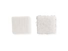 VELCRO® Klettquadrate Selbstklebend, Haken & Flausch 25mm x 25mm x 24 sets Weiß