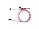 EasyLan LWL-LED-Patchkabel duplex 50/125µm OM4, LC/SC, violett, 1 m