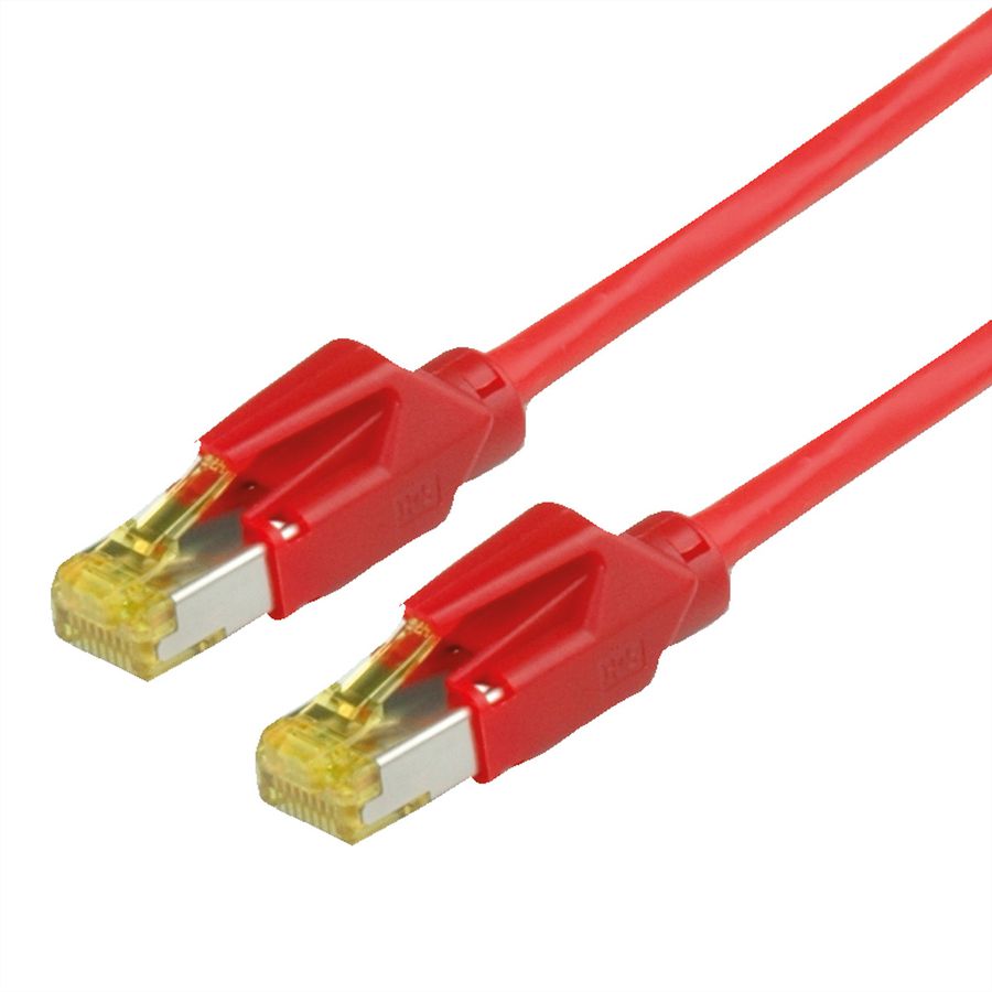 DRAKA Patchkabel Cat.6A (Class EA) S/FTP, UC900 TM31, LSOH, rot, 15 m
