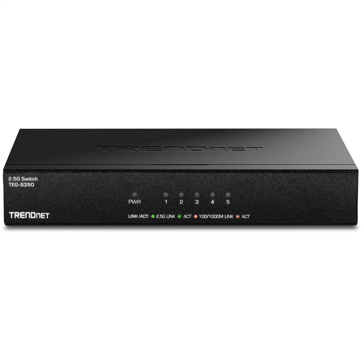 TRENDnet TEG-S350 5-Port 2.5G Switch, Unmanaged, schwarz