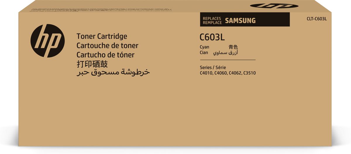 Samsung CLT-C603L Cyan Original Tonerkartusche mit hoher Reichweite