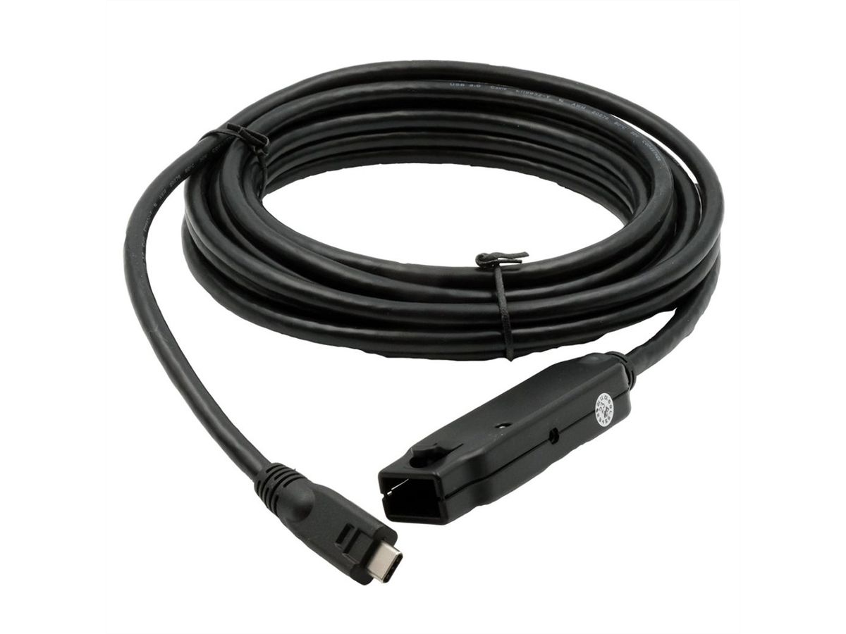 EXSYS EX-1408 USB 3.2 Gen 2x1 Aktives Verlängerungskabel USB C 5m