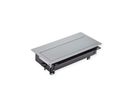 BACHMANN TOP FRAME Medium grau/schwarz, Auftisch-Version mit Rahmen