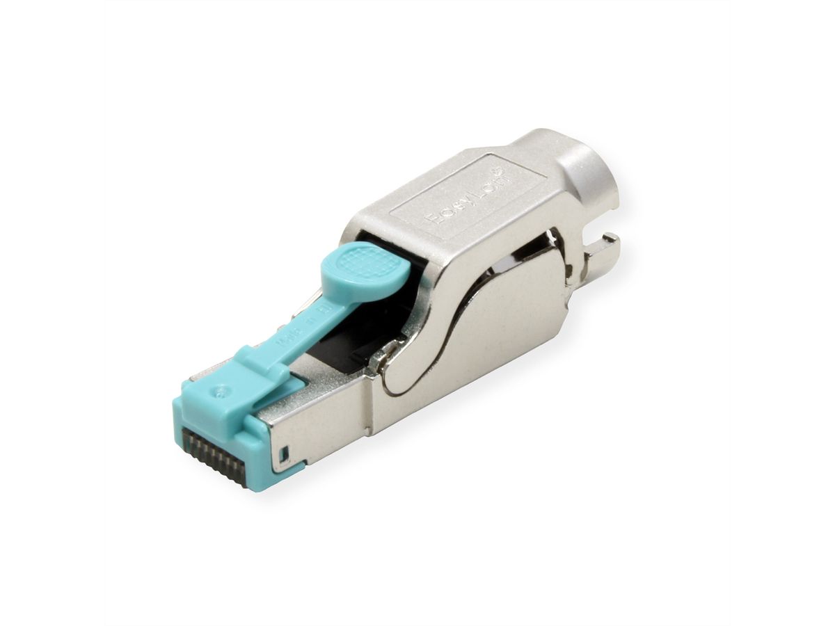 EasyLan fixLink Connector RJ45, Kat.6A (ISO/IEC) Silber