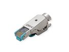 EasyLan fixLink Connector RJ45, Kat.6A (ISO/IEC) Silber