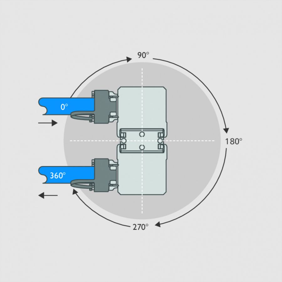 METZ CONNECT Kabelverbinder Class EA Cat.6A 360°