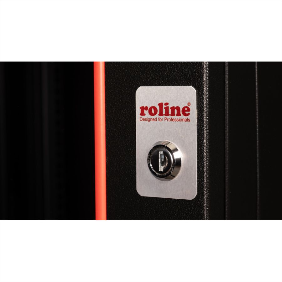 ROLINE 19-Zoll Wandgehäuse Pro 7 HE, 600x600 BxT zweiteilig schwenkbar schwarz