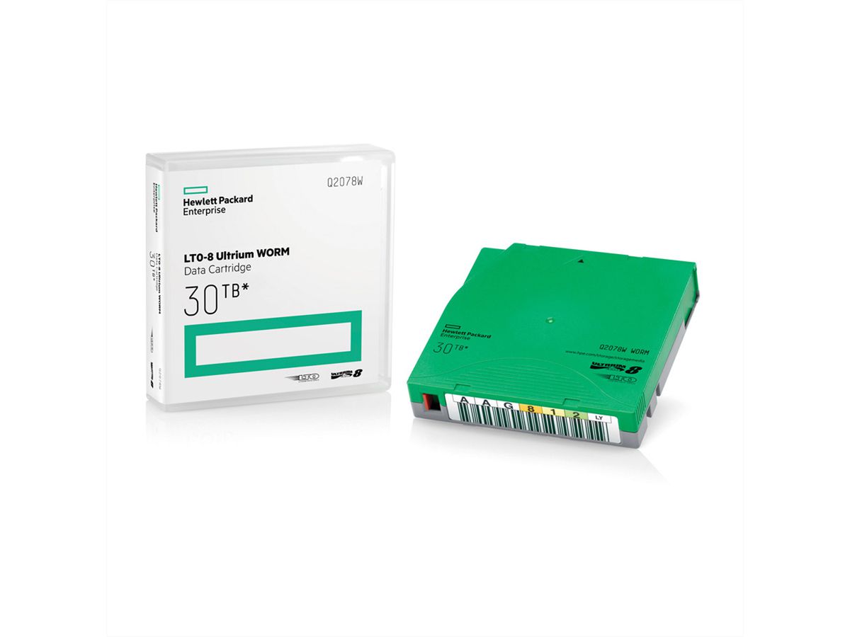 HPE LTO Ultrium 8 Q2078A 12TB/30TB