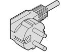 SCHROFF Netzanschlussltg., Schutzkontakt/UTE-KABEL BK 3G1 2500 Schutzkontakt C13