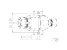 METZ CONNECT E-DAT Industry IP67 V1 AP + RJ45 field jack insert Cat.6 Class EA, T568A